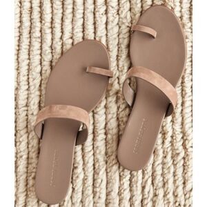 Jenni Kayne Oiled Leather Strap Sandals in Tan Women's 38 US 7.5, $375 w box